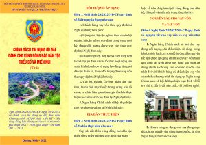 Ch%C3%ADnh s%C3%A1ch t%C3%ADn d%E1%BB%A5ng %C6%B0u %C4%91%C3%A3i v%C3%B9ng d%C3%A2n t%E1%BB%99c t%E1%BB%9D 1.m%E1%BA%B7t trc