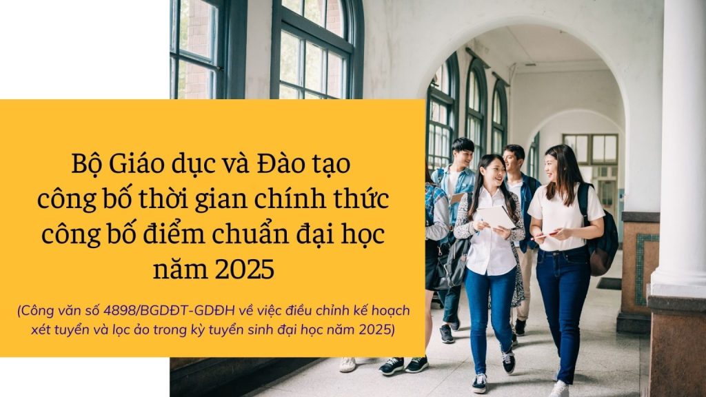 Bo Giao duc va Dao tao cong bo thoi gian chinh thuc cong bo diem chuan dai hoc nam 2025 1536x864 1