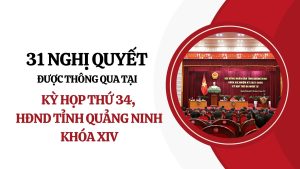 31 Nghi quyet duoc thong qua tai ky hop thu 34 HDND tinh Quang Ninh khoa XIV