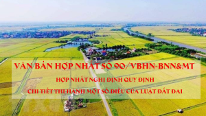 van ban hop nhat so 90VBHN BNNMT hop nhat Nghi dinh Quy dinh chi tiet thi hanh mot so dieu cua Luat Dat dai